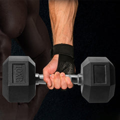 Pair of Fitness Gloves with Wrist Wraps for Gym and Weightlifting