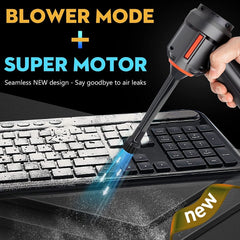 Perobuno 3-in-1 Computer Vacuum - Air Duster for Keyboard 45000RPM