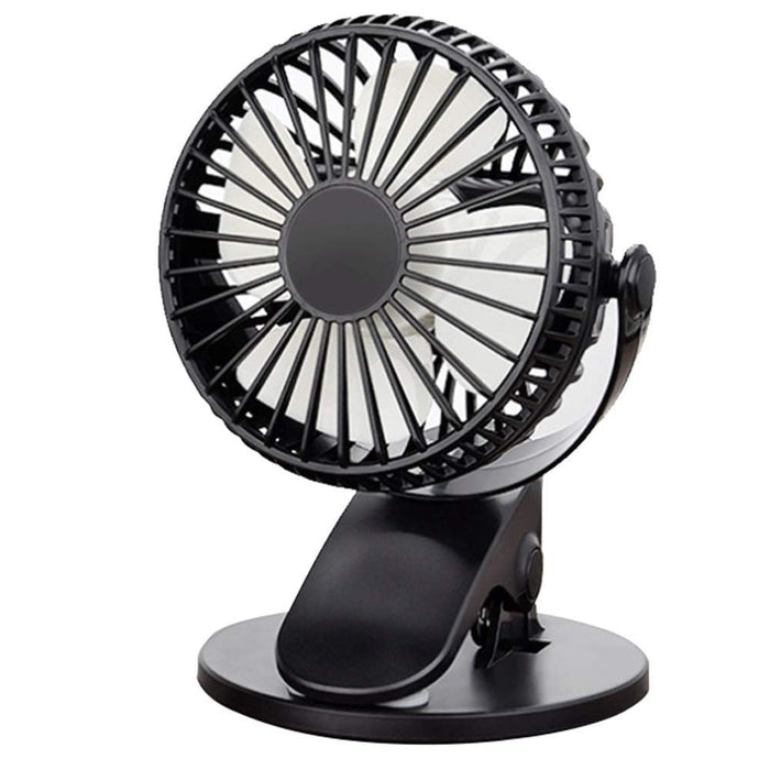 Portable 360¡ã Clip-On USB Fan for Desk, Pram, Stroller or Travel