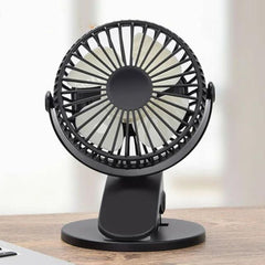 Portable 360¡ã Clip-On USB Fan for Desk, Pram, Stroller or Travel