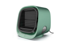 Green Rechargeable Personal Desk Air Conditioner - 3-Speed Cooler