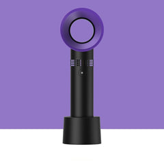Bladeless Handheld Fan - USB Rechargeable Outdoor Air Cooler