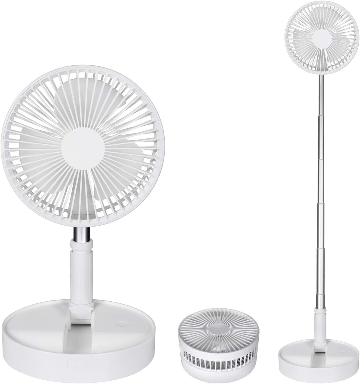FOHOA 7200mAh Rechargeable Desk Fan - Freestanding Portable Design