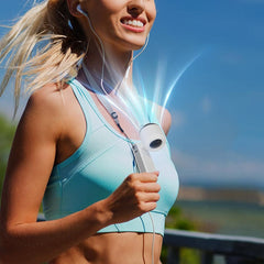 Portable Mini Turbo Handheld Fan - 5-Speed Adjustable Personal Cooler