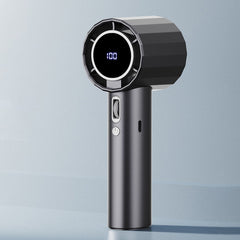 Mini Turbo Handheld Fan - Adjustable Speed Battery Operated