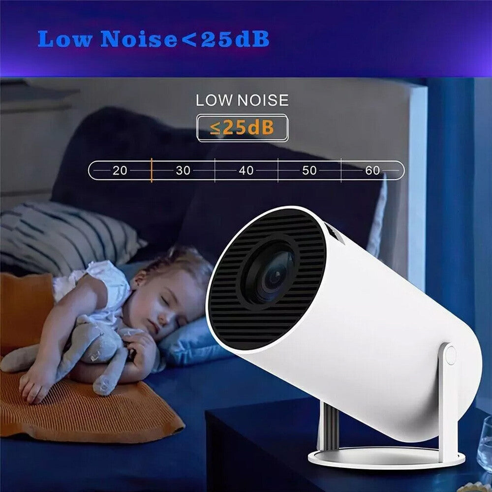 Mini LED Projector - Portable WiFi Android 1080P HDMI Support