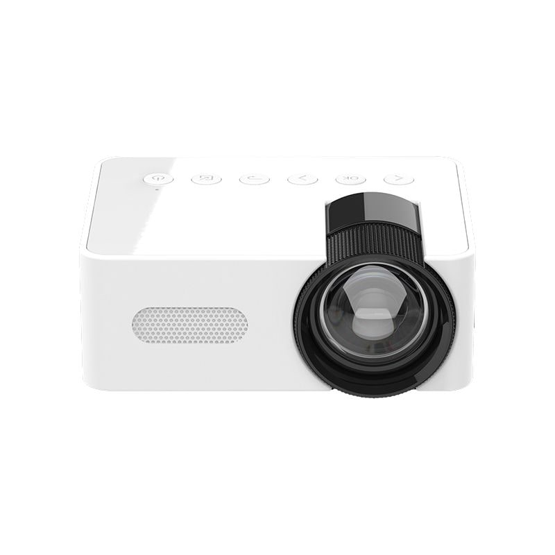 Mini Projector HD - Wireless Mobile Phone Projector for Home White