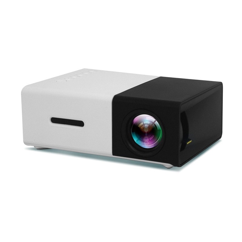 Portable Mini Projector - HDMI USB Remote Control Black
