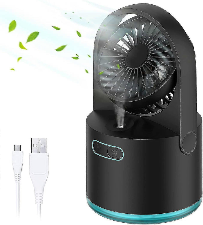 Rechargeable Portable Mist Fan Cooling Spray Fan