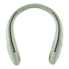 Green USB Rechargeable Neck Fan 360¡ã Cooling 3 Wind Speeds