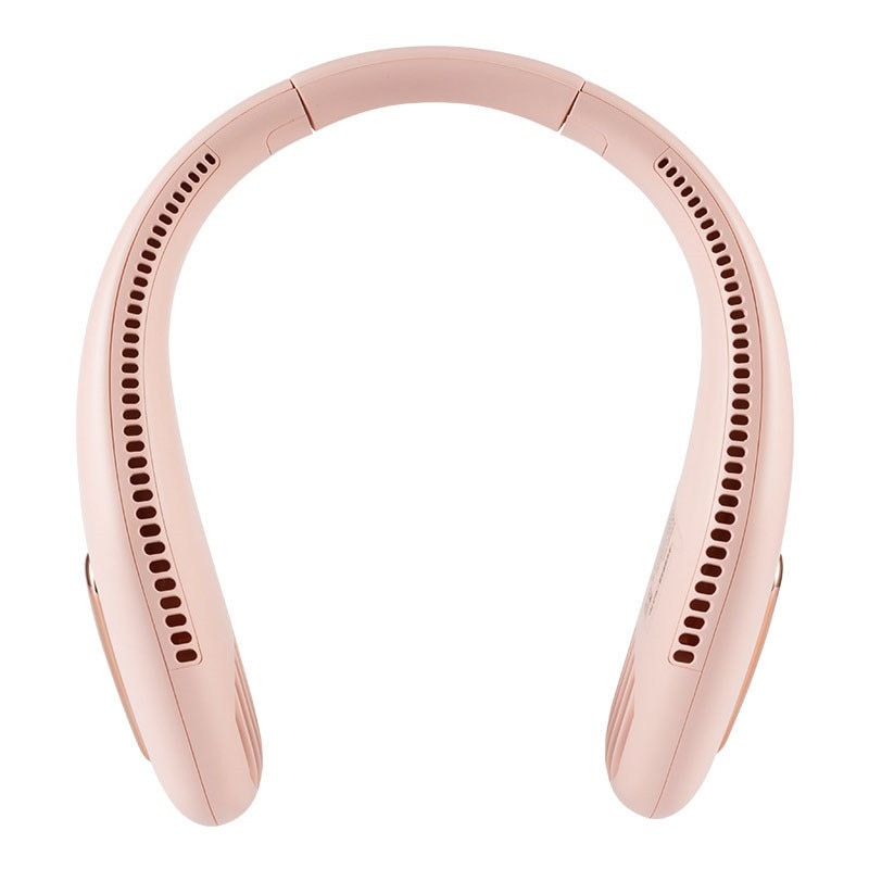 Pink USB Neck Fan - 360¡ã Cooling Rechargeable with 3 Speeds