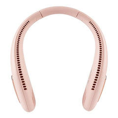 Pink USB Neck Fan - 360¡ã Cooling Rechargeable with 3 Speeds