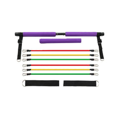 Portable Pilates Bar with Stretch Rope for Full Body Workouts
