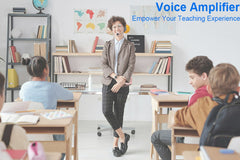 Rose Gold Voice Amplifier with Wired Mic - Rechargeable PA Speaker