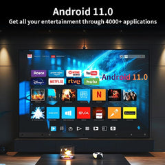 WiFi 4K Projector - 1280¡Á1080P Full HD for Indoor Outdoor Cinema