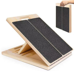 Adjustable Wooden Slant Board for Calf Stretching & Rehab