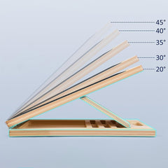 Adjustable Wooden Slant Board for Calf Stretching & Rehab