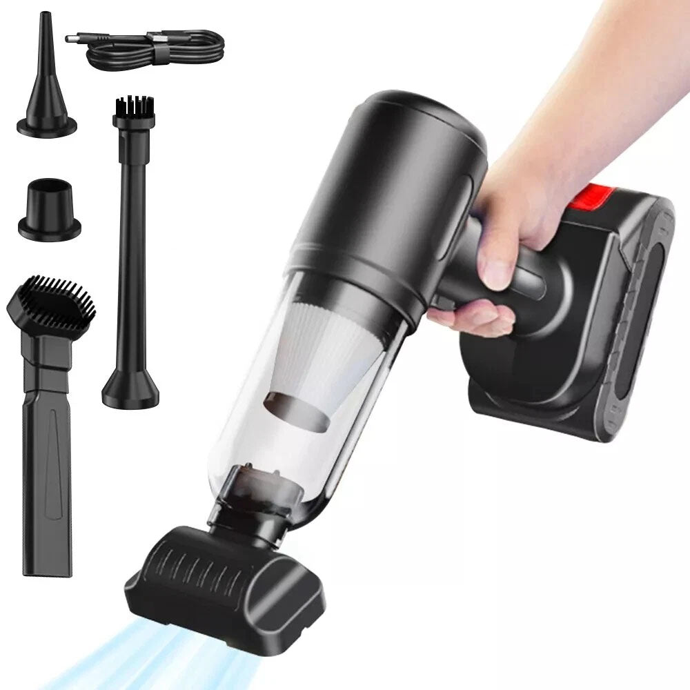 Cordless Car Vacuum Cleaner - Powerful Handheld Cleaning Tool