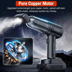 Cordless Car Vacuum Cleaner - Powerful Handheld Cleaning Tool