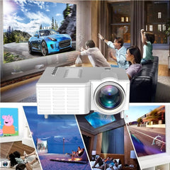 Projector USB Mini Media Player - Phone Connectable Home Use White