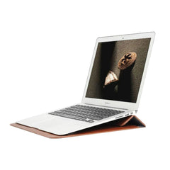 PU Leather Laptop Sleeve with Stand for MacBook 11¨C15 inch