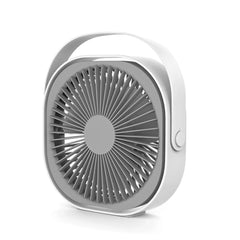 360? Rotatable USB Desktop Fan - Rechargeable 4000mAh Battery