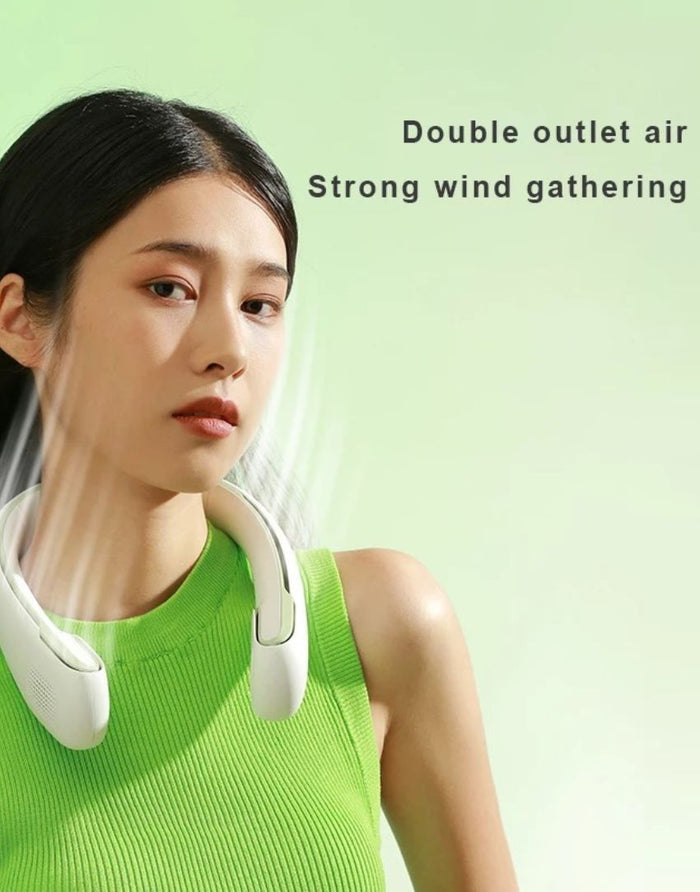 Bladeless USB Rechargeable Cooling Neck Fan for Summer