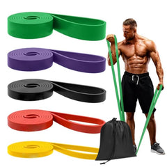 5-Level Resistance Bands Set for Fitness and Body Stretching