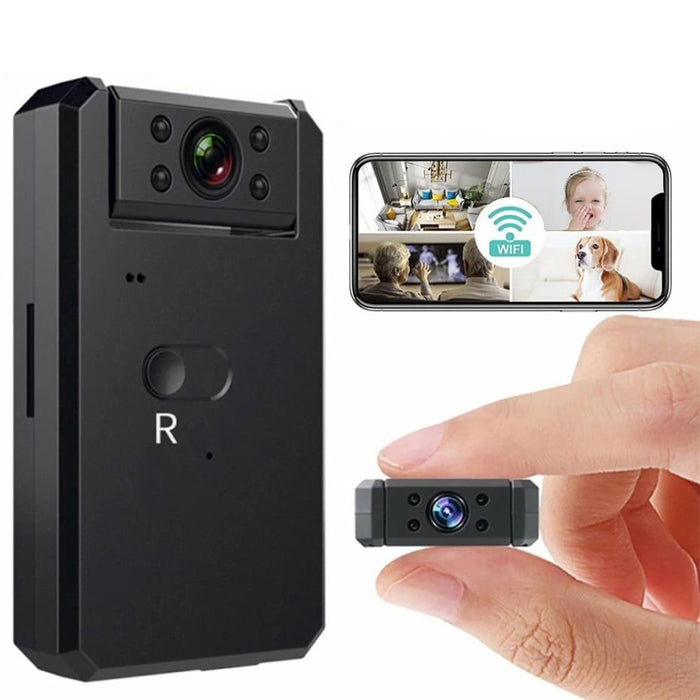4K WiFi Nanny Security Camera with 180¡ã Rotating Lens