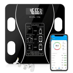 Smart Digital Bathroom Body Fat Scale 180KG Bluetooth