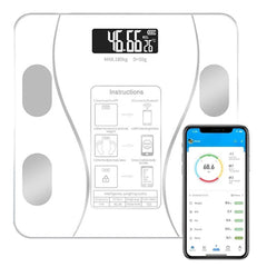Smart Digital Bathroom Body Fat Scale 180KG Bluetooth