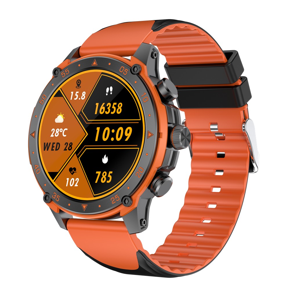 1.43-Inch Smart Watch with Health Tracker and Flashlight