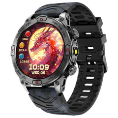 1.43-Inch Smart Watch with Flashlight AI Voice Health Monitor