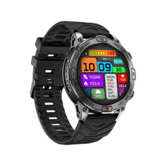 1.43-Inch Smart Watch with Flashlight AI Voice Health Monitor