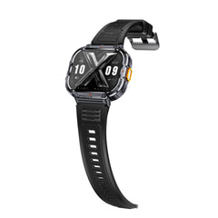 2.0-Inch Smart Fitness Watch with Flashlight and Health Monitor