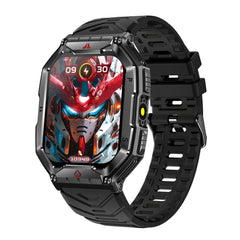 2.1-Inch Smart Watch with Flashlight and Full Health Tracker
