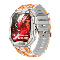 2.1-Inch Smart Watch with Flashlight and Full Health Tracker