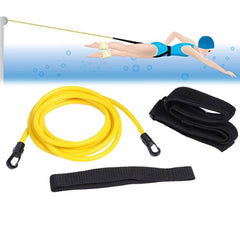 Swim Trainer Waist Belt with Resistance Tether for Pool Workout