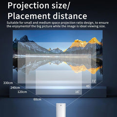 Portable Mini LED Projector ¨C 800 Lumens, 480¡Á360 Resolution