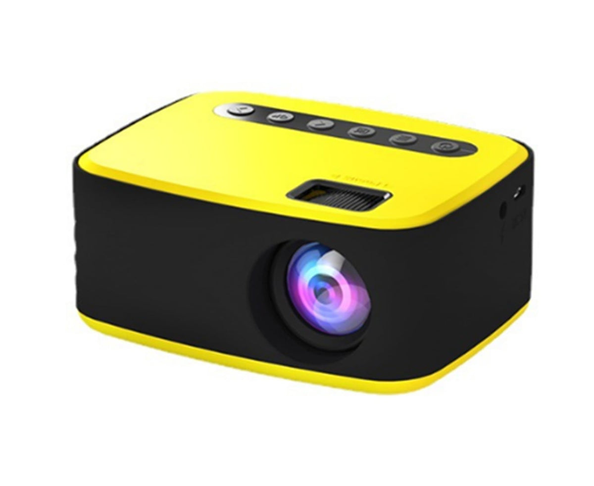 T20 Mini USB HD Projector - Yellow 320¡Á240 LED Portable Media Player