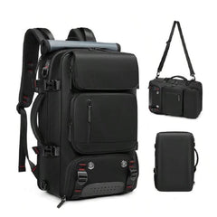 Convertible Travel Backpack for 16 inch Laptop with Shoe Compartment