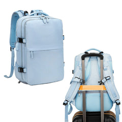 Water-Resistant Travel Laptop Backpack with Shoe Compartment