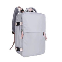 Water-Resistant Travel Laptop Backpack with Shoe Compartment