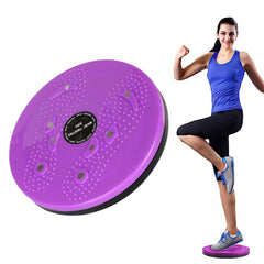 Twist Waist Plate Torsion Disc with Foot Massage for Core Training