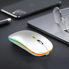 Ultra-thin RGB Bluetooth Keyboard Mouse Combo for iPad