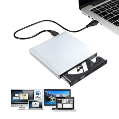USB 2.0 Slim External CD RW Drive for Laptop Desktop PC