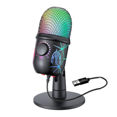 RGB USB Microphone - For Gaming Podcast Live Broadcast Recording