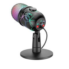 RGB USB Microphone - For Gaming Podcast Live Broadcast Recording
