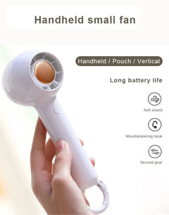 Mini USB Rechargeable Small Handheld Fan for Summer