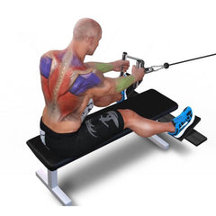 V-Grip Lat Pulldown Bar with Non-Slip Rubber Handle Attachment